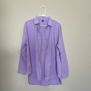 Oversized button down shirt